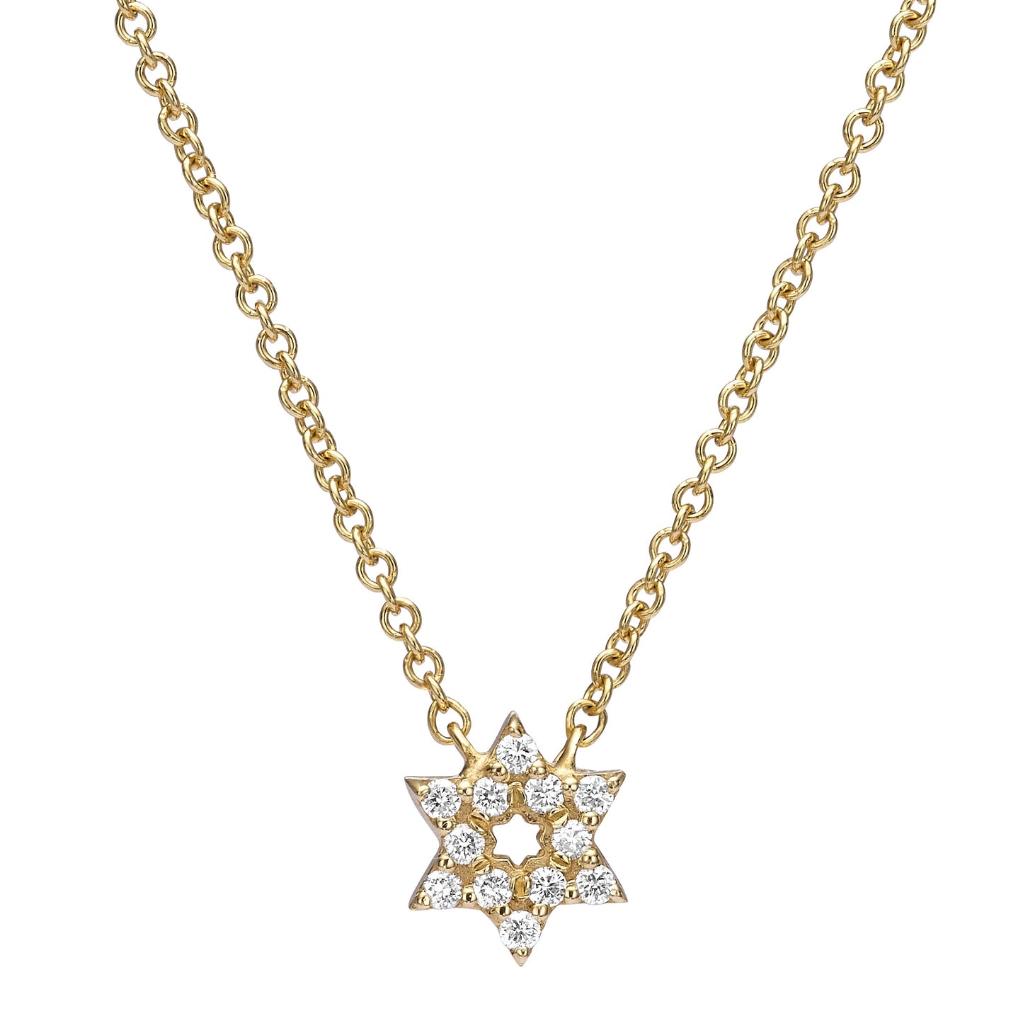 Pavé Star Pendant Necklace