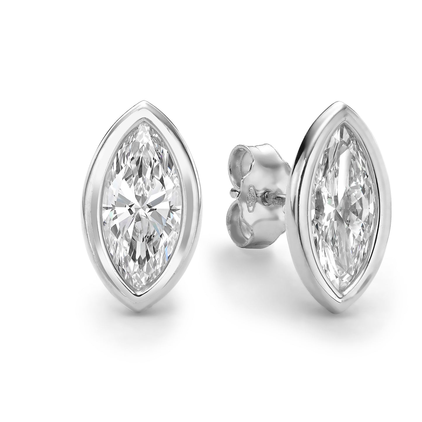 Marquise Diamond Studs