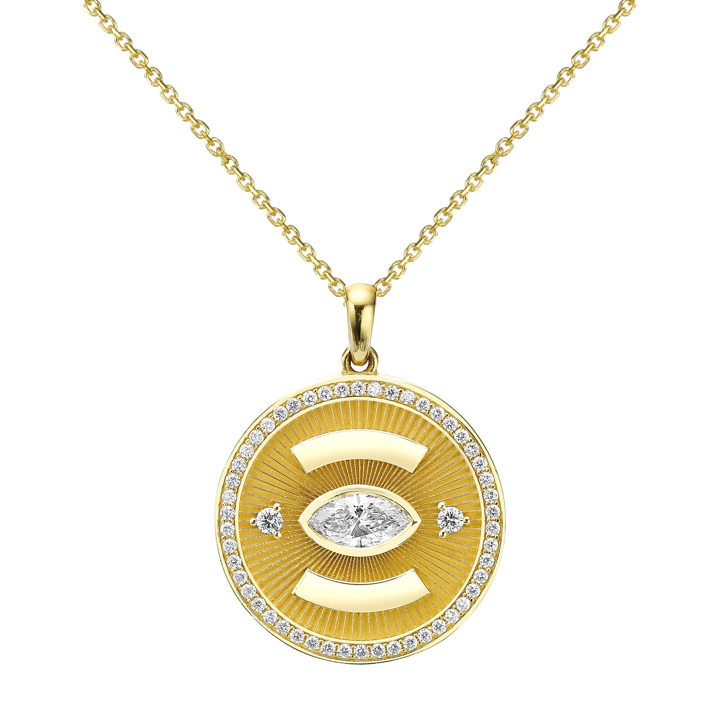 The Oracle Marquise Diamond Necklace