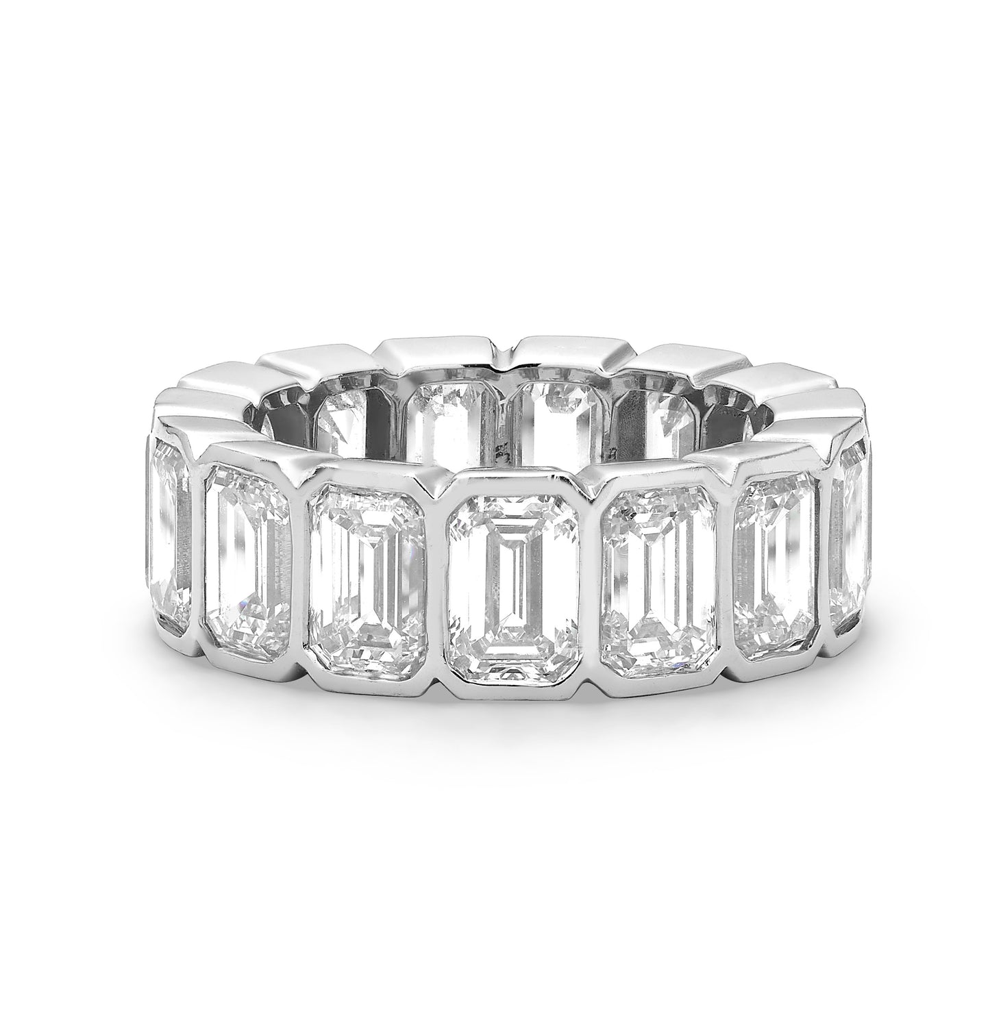 Timeless Emerald Cut Eternity Ring