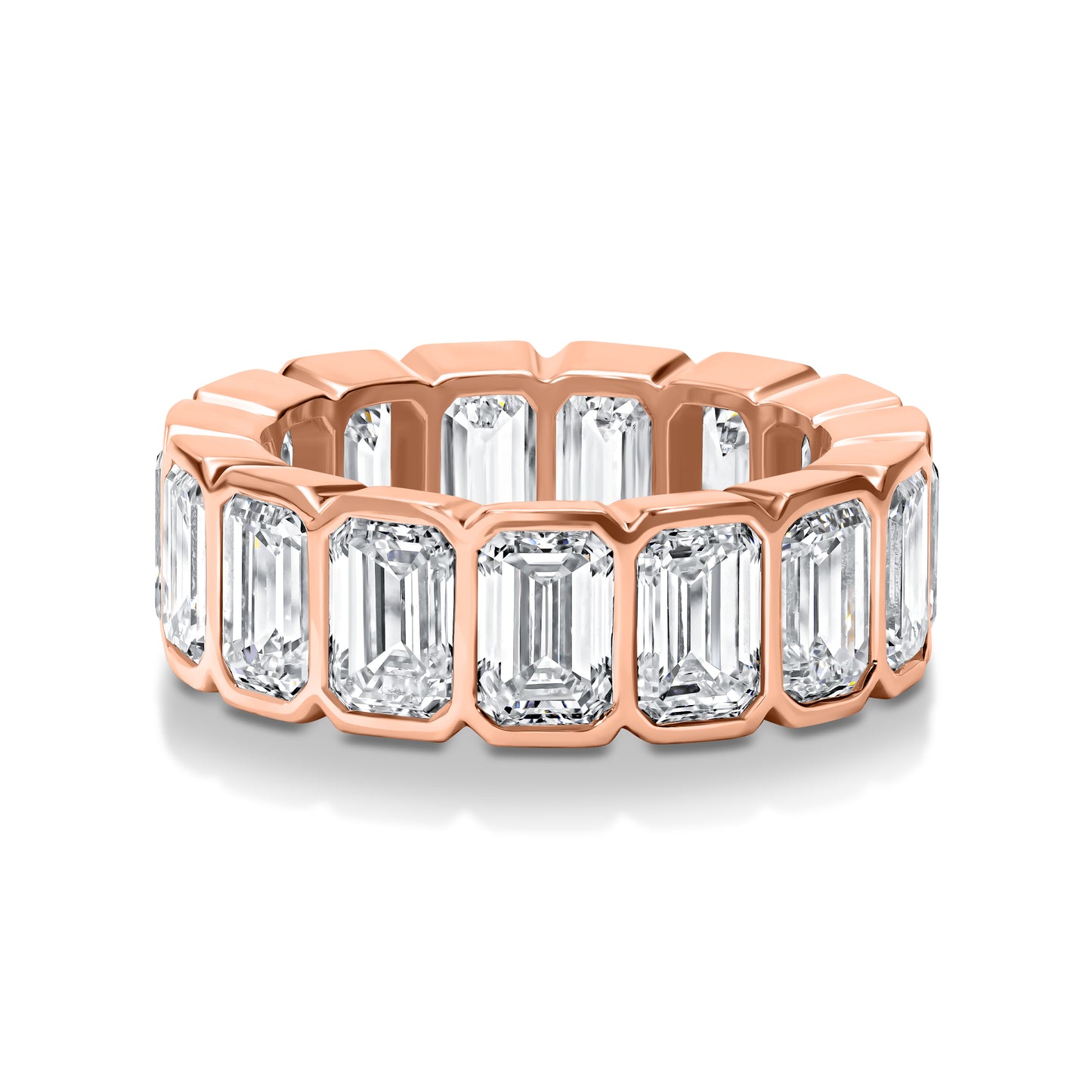 Timeless Emerald Cut Eternity Ring