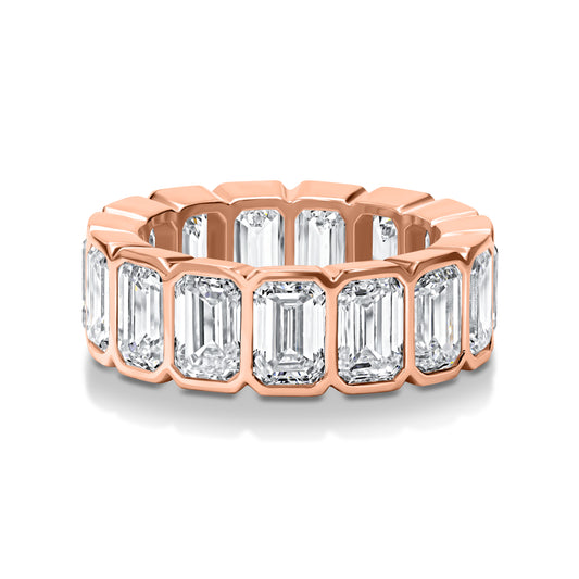 Timeless Emerald Cut Eternity Ring