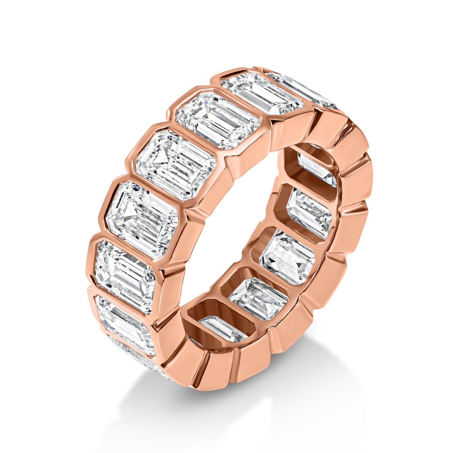 Timeless Emerald Cut Eternity Ring