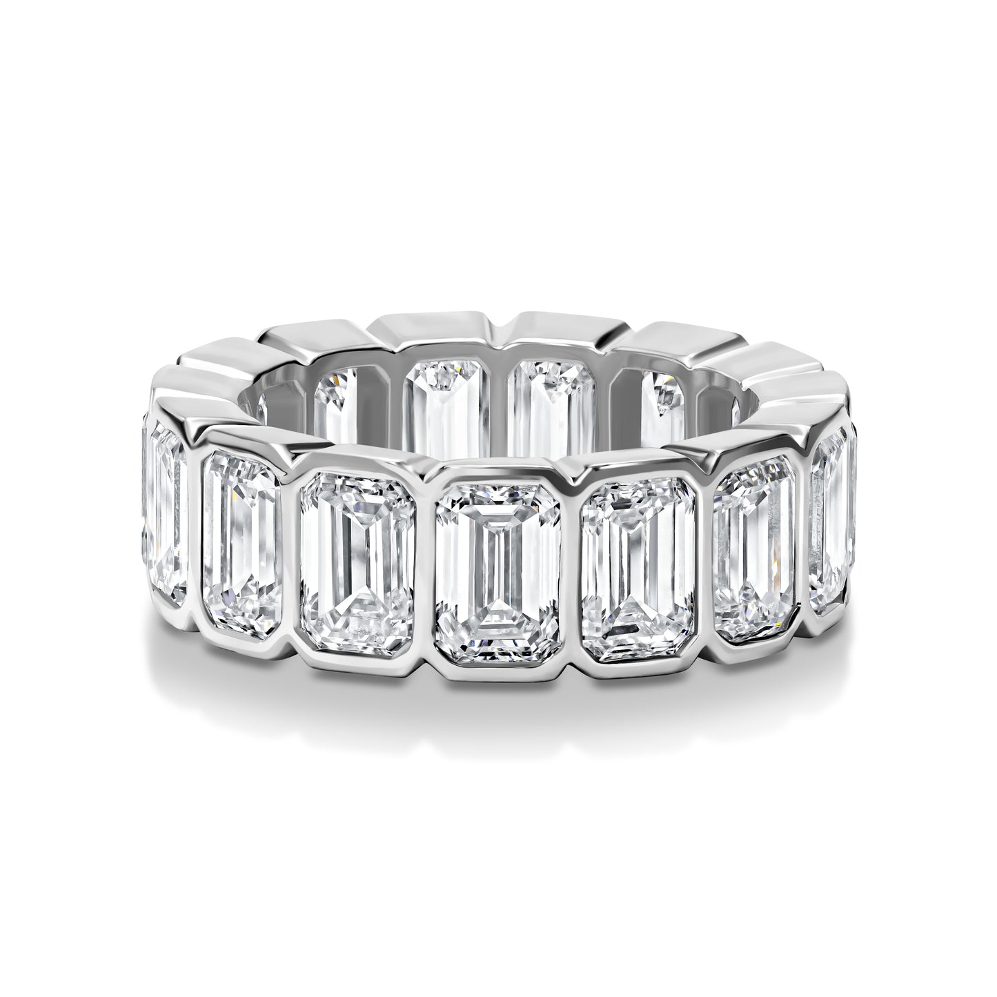 Timeless Emerald Cut Eternity Ring