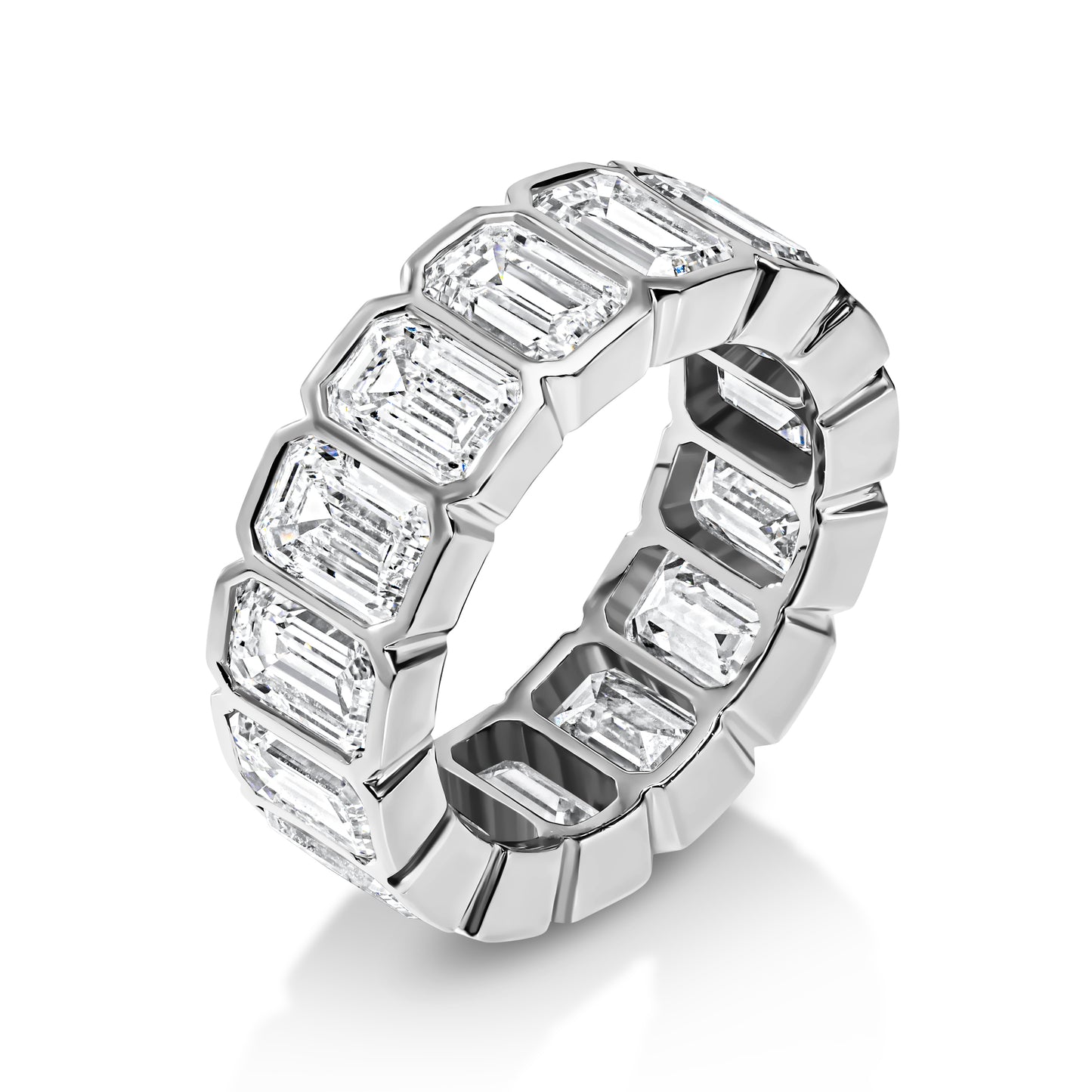 Timeless Emerald Cut Eternity Ring