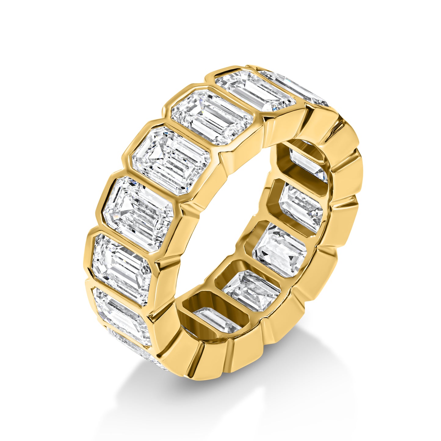 Timeless Emerald Cut Eternity Ring