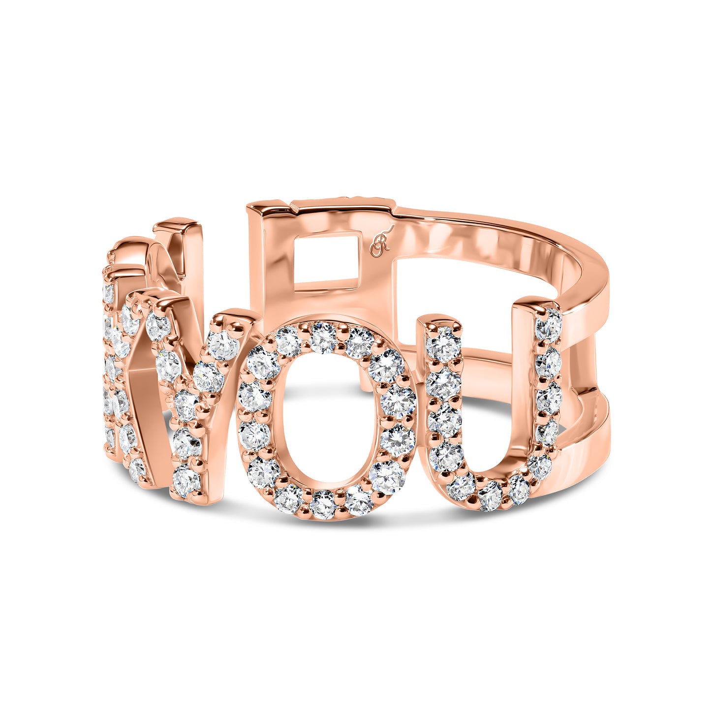 Diamond Pavé ‘FUCKYOU’ Ring