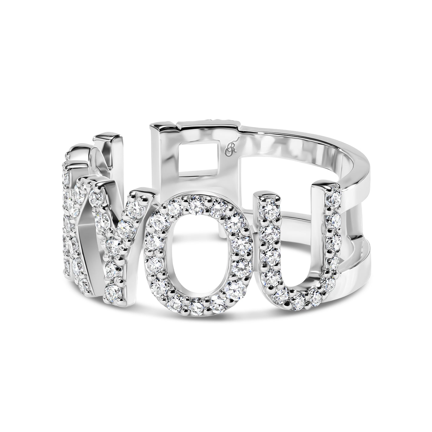 Diamond Pavé ‘FUCKYOU’ Ring