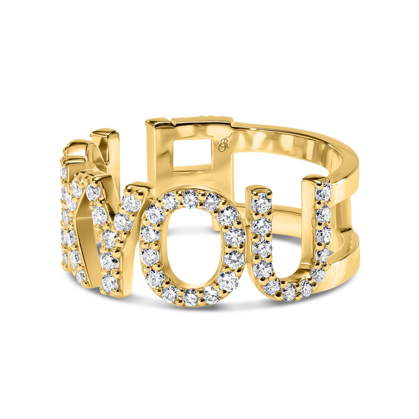 Diamond Pavé ‘FUCKYOU’ Ring