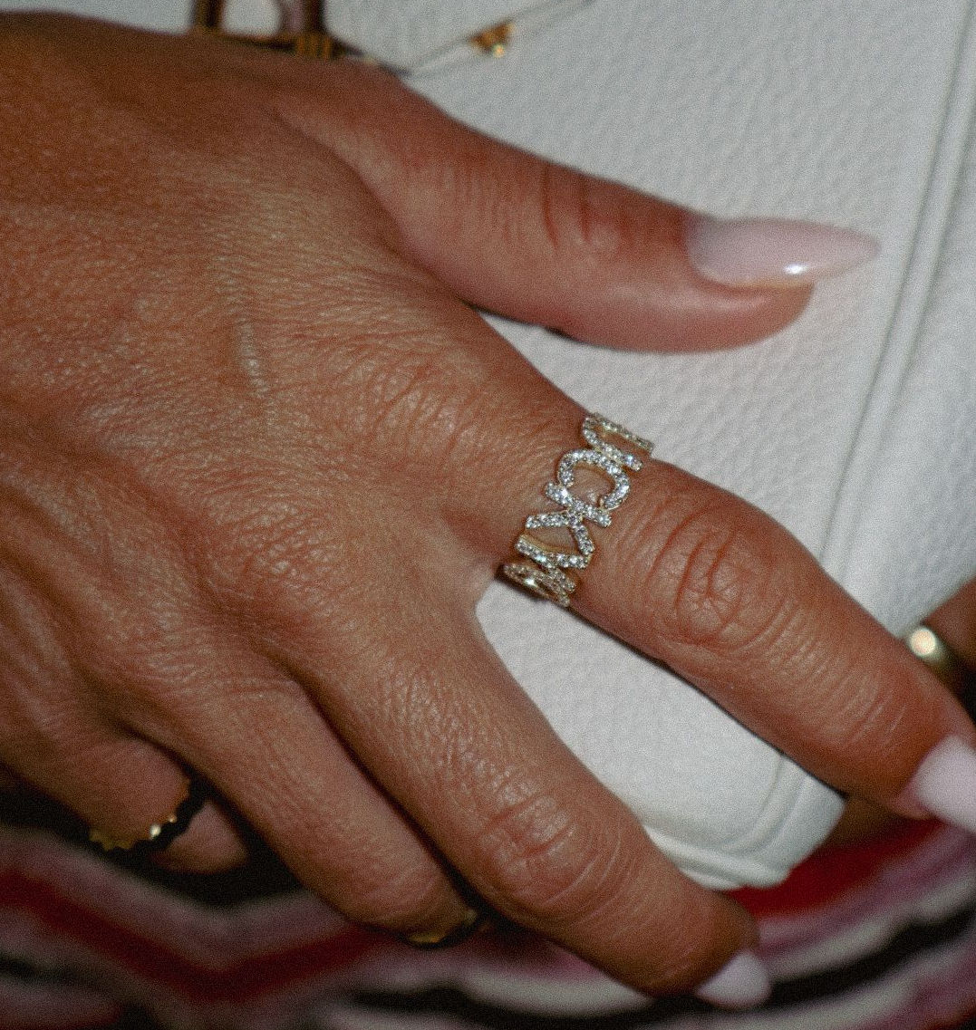 Diamond Pavé ‘FUCKYOU’ Ring