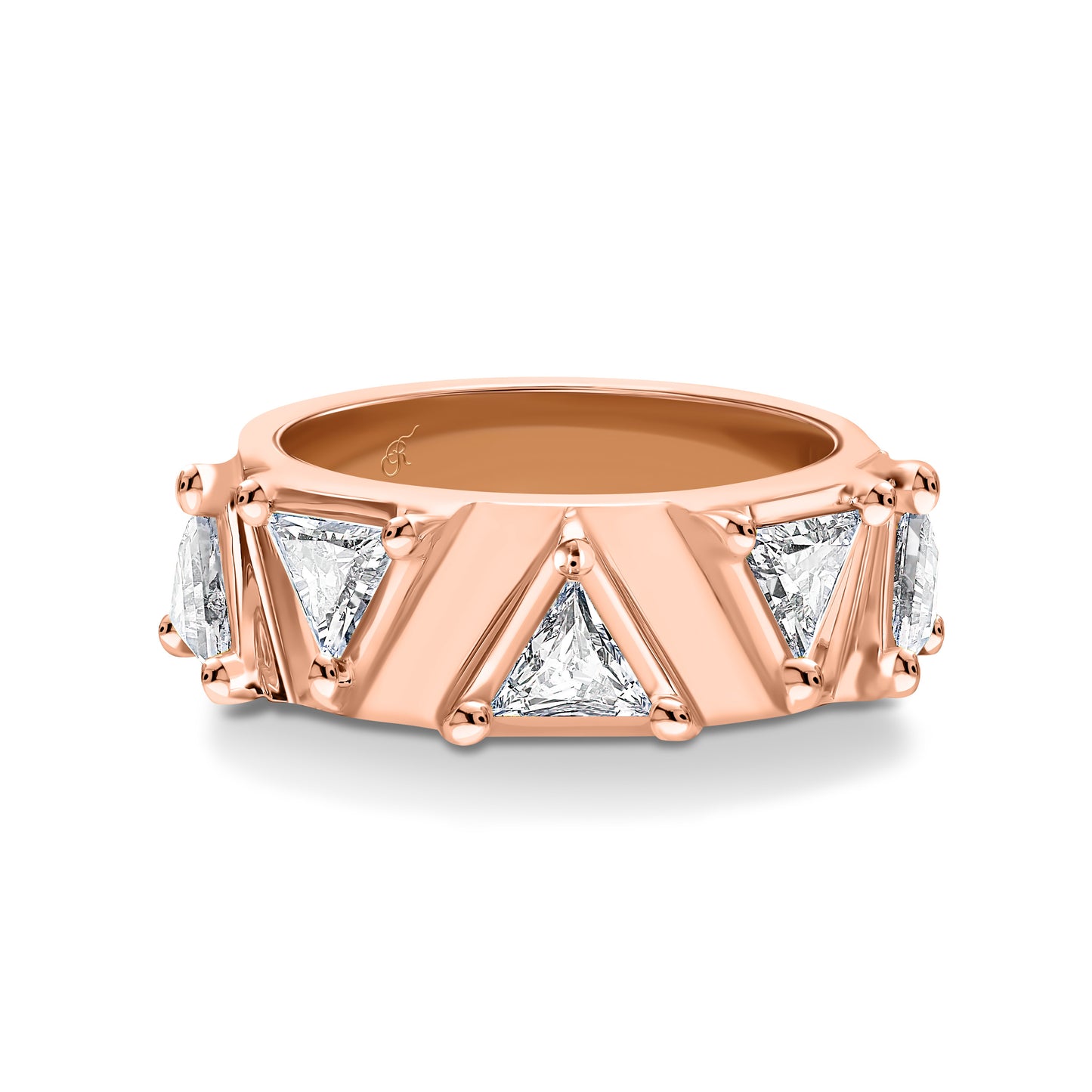 "The Architect" Trillion Diamond Band