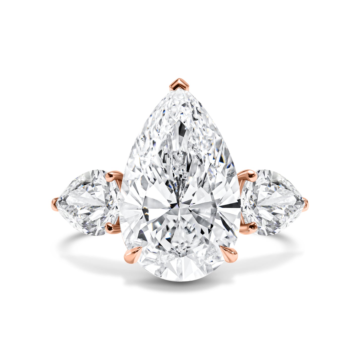 Pear Trio Diamond Ring