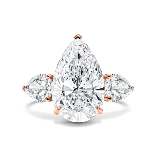 Pear Trio Diamond Ring