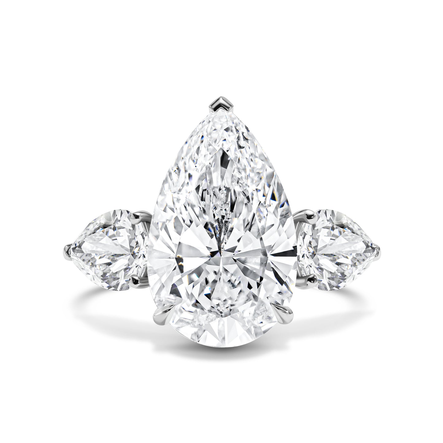 Pear Trio Diamond Ring