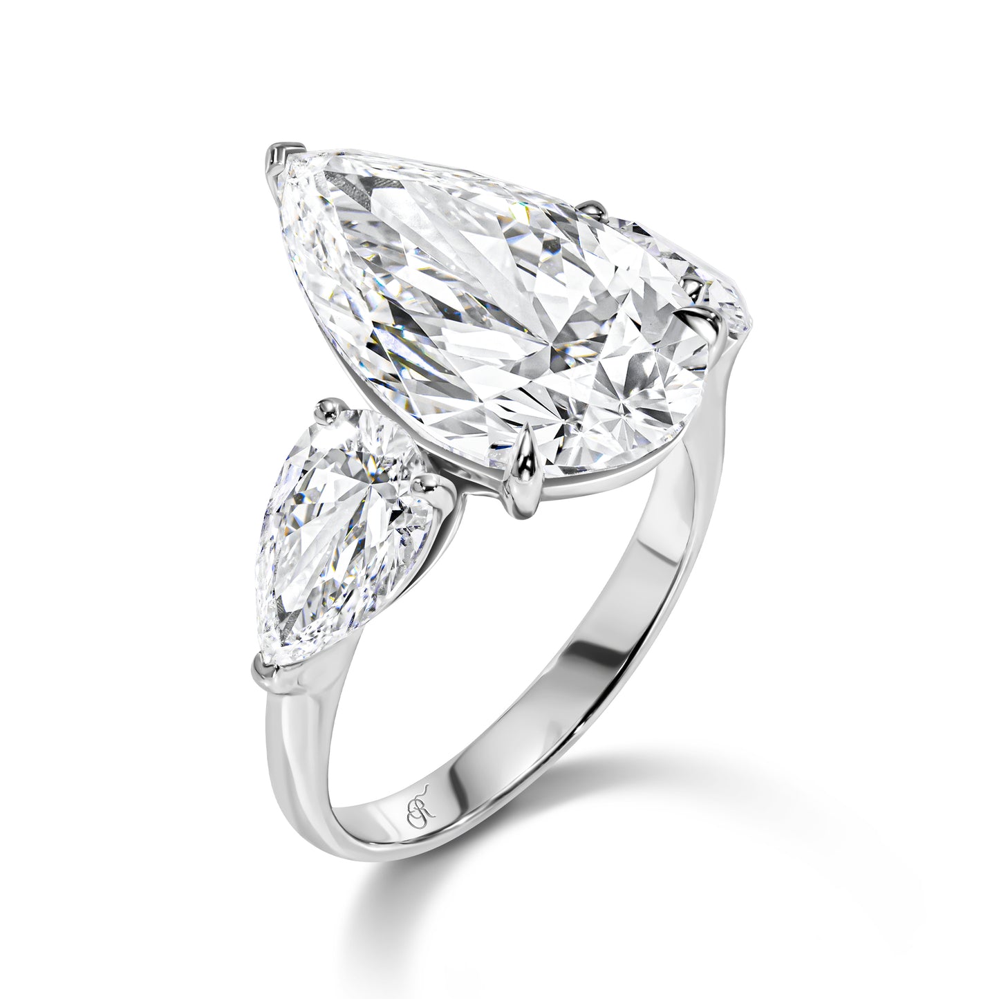 Pear Trio Diamond Ring