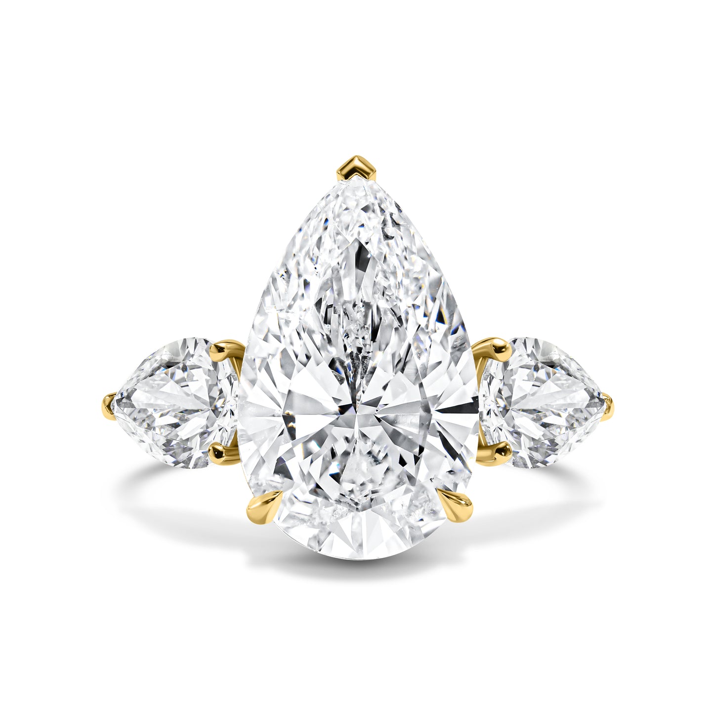 Pear Trio Diamond Ring