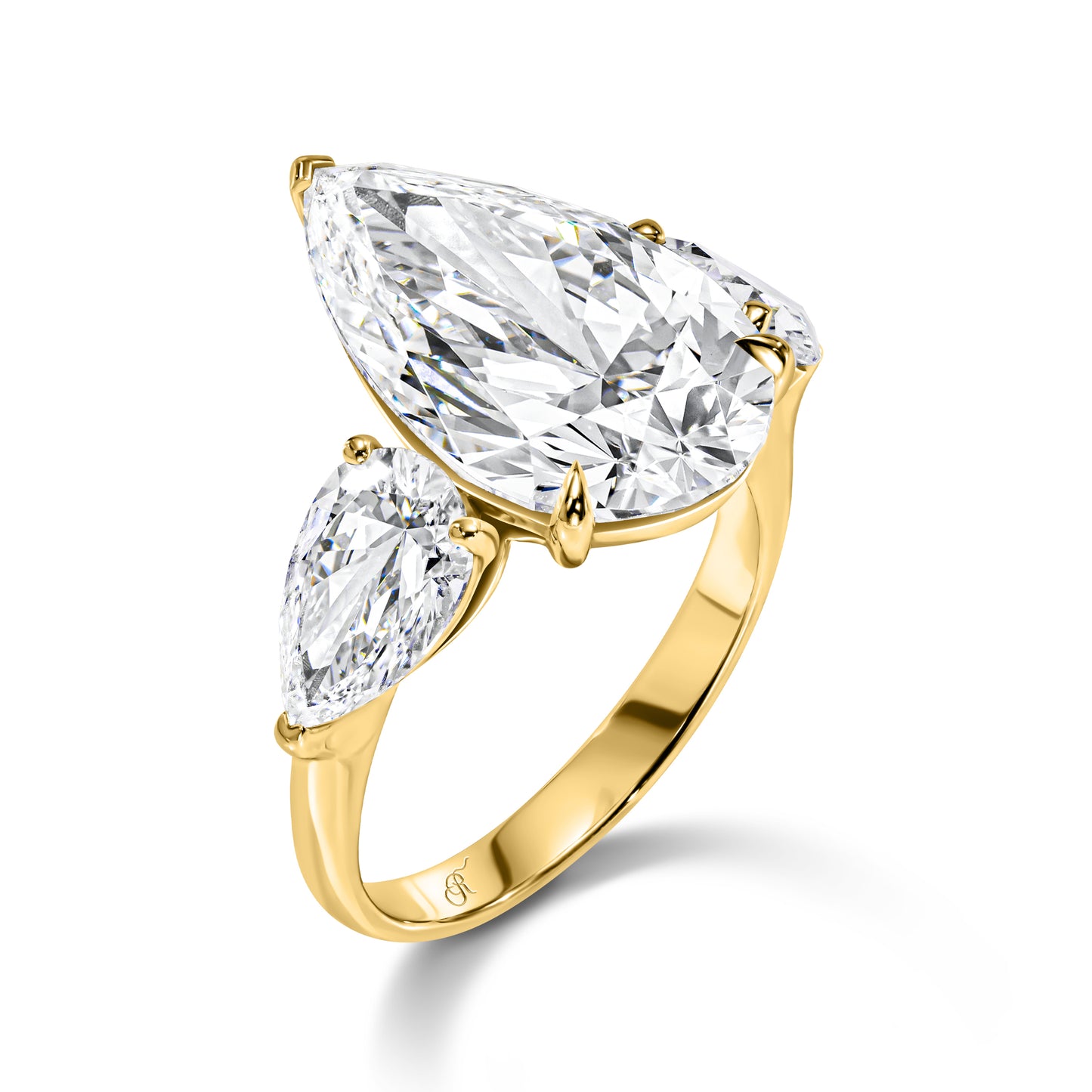 Pear Trio Diamond Ring