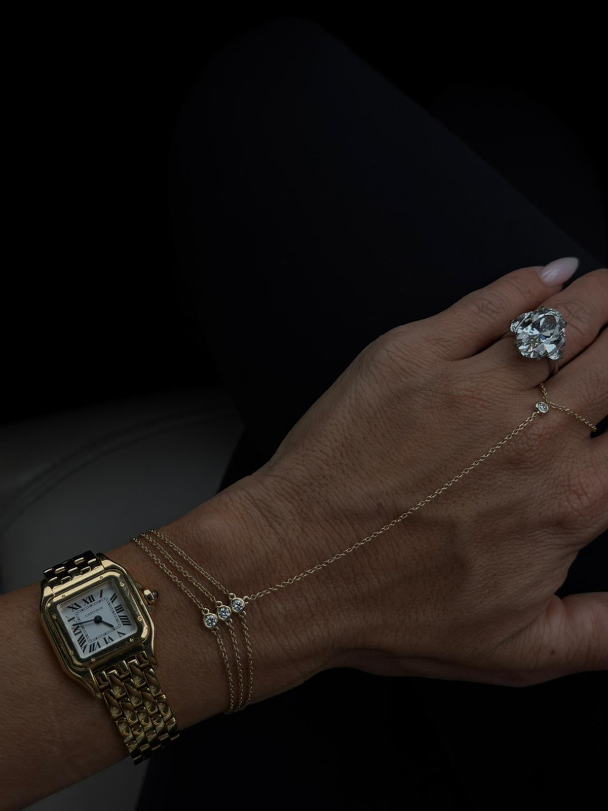 Oval Trio Diamond Ring