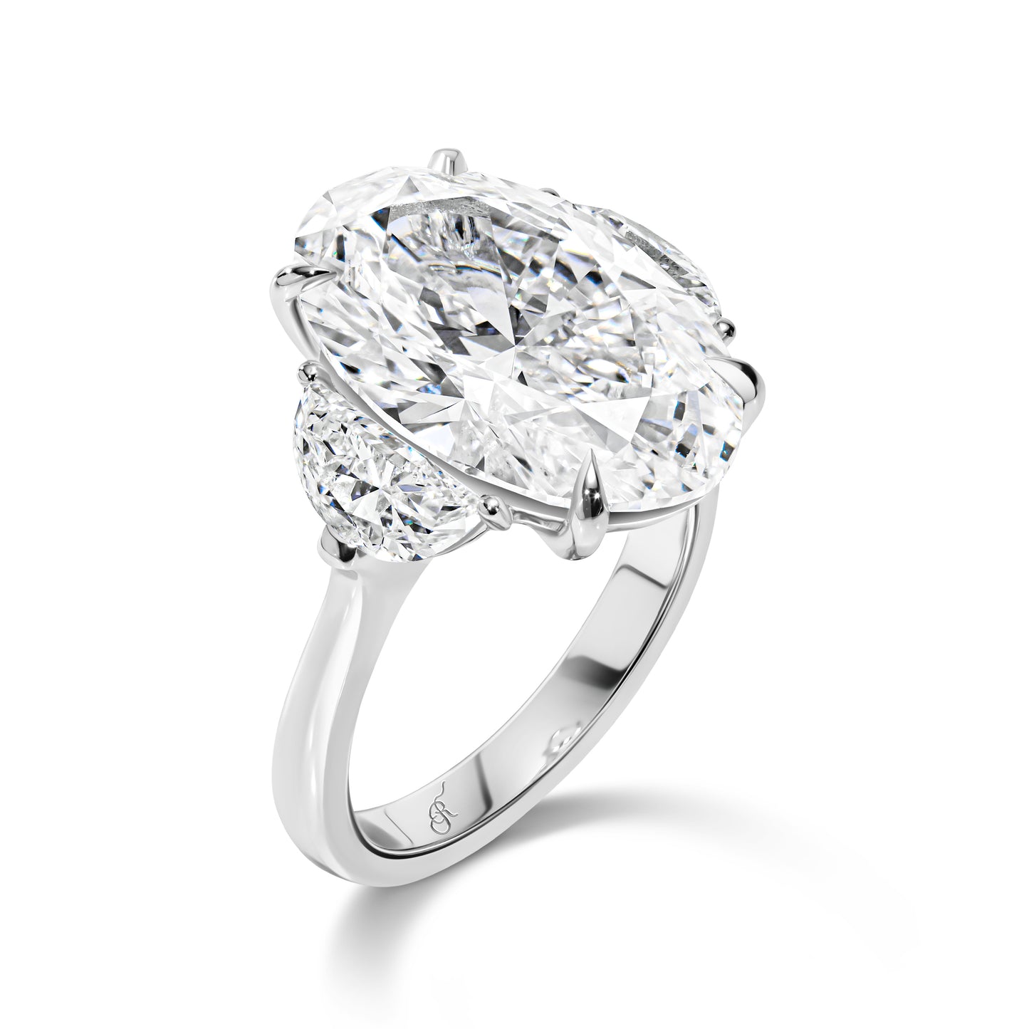 Oval Trio Diamond Ring