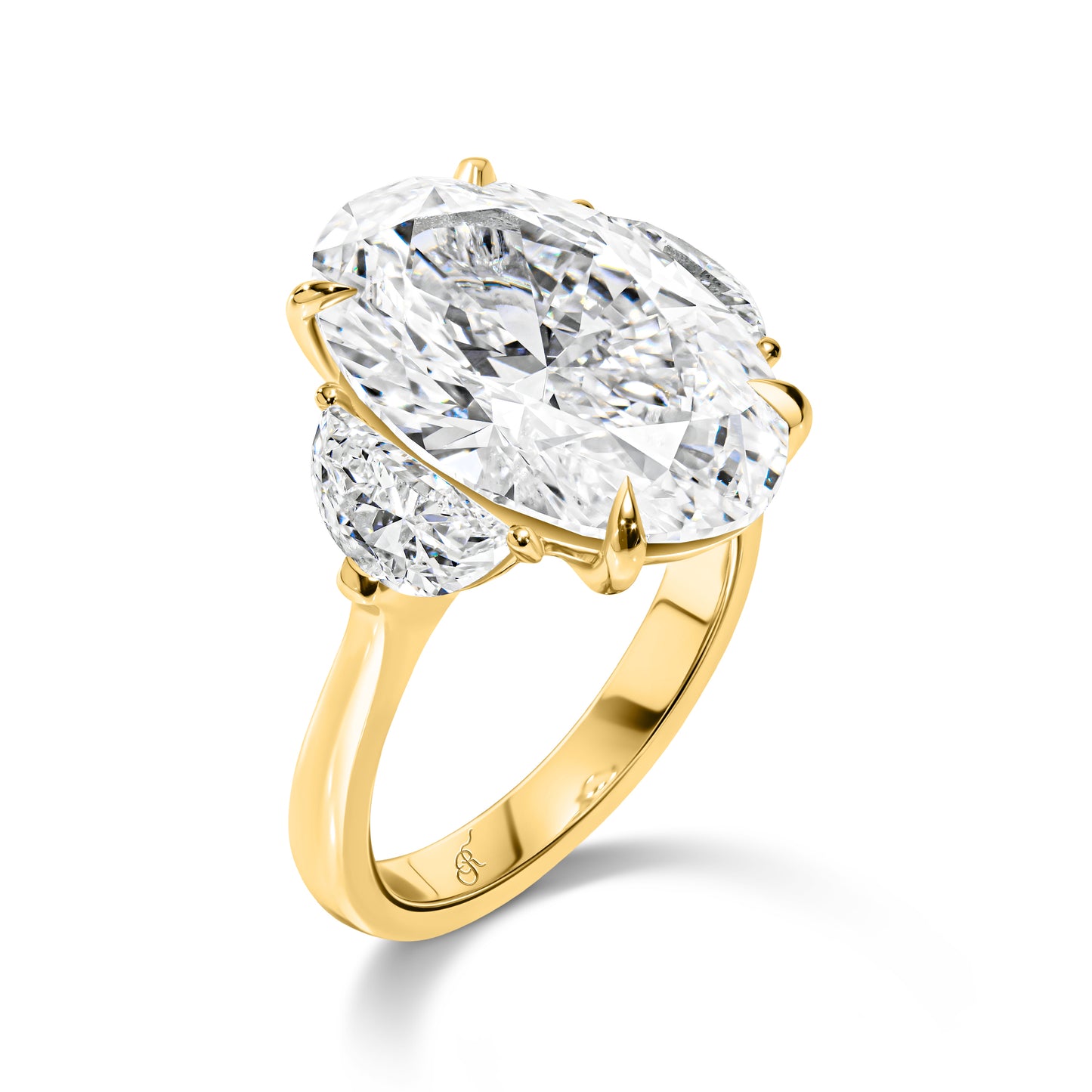 Oval Trio Diamond Ring