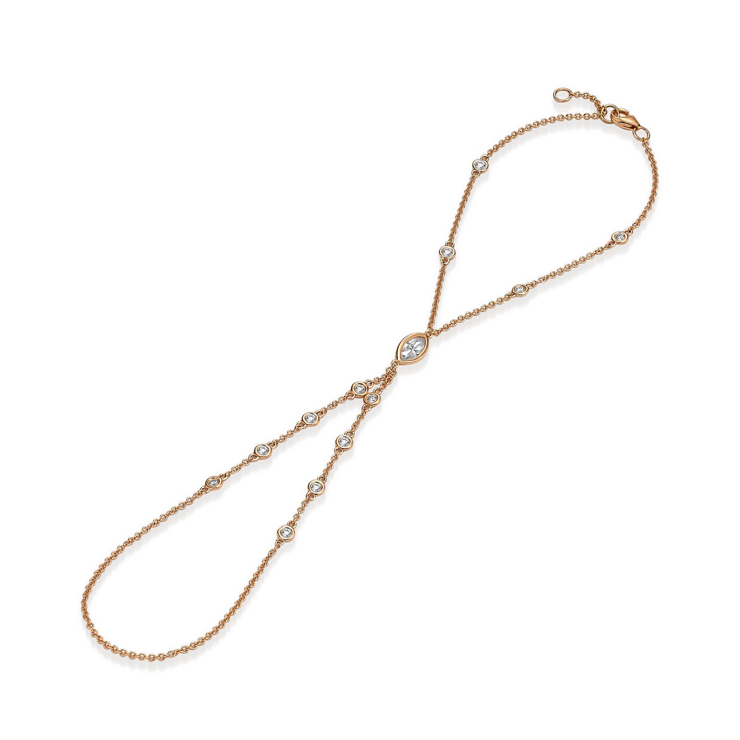 Marquise Diamond Hand Chain