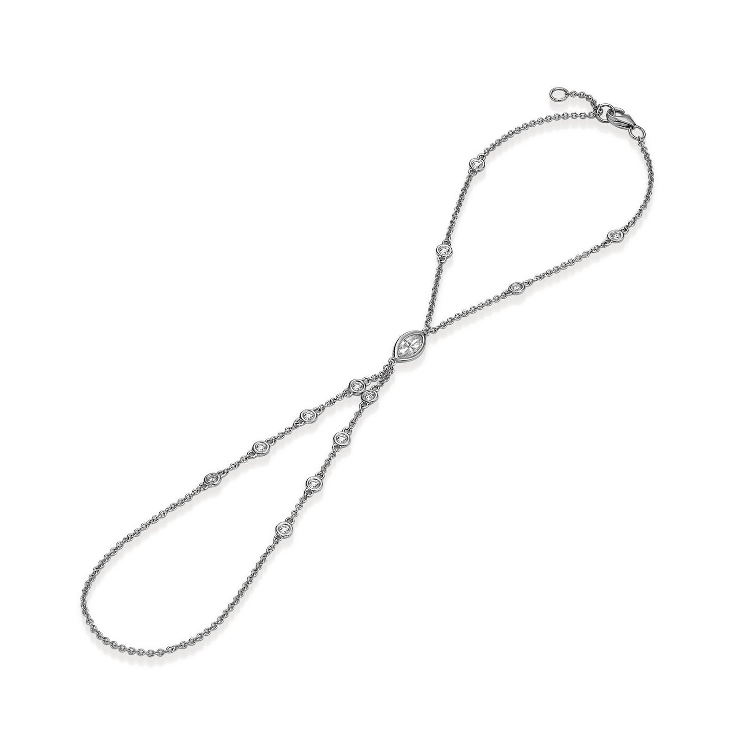 Marquise Diamond Hand Chain