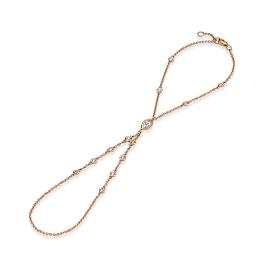 Marquise Diamond Hand Chain