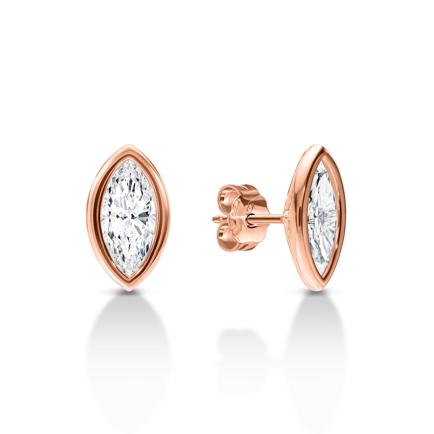 Marquise Diamond Studs