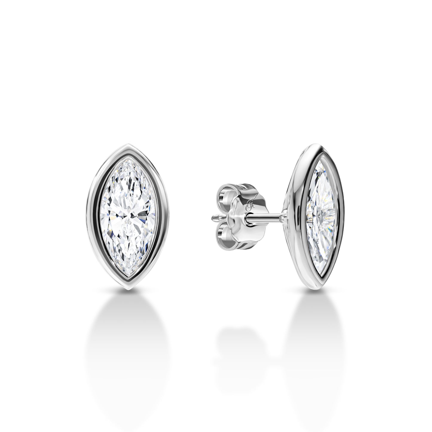Marquise Diamond Studs