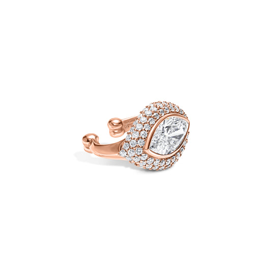 Marquise Diamond Pavé Ear Cuff