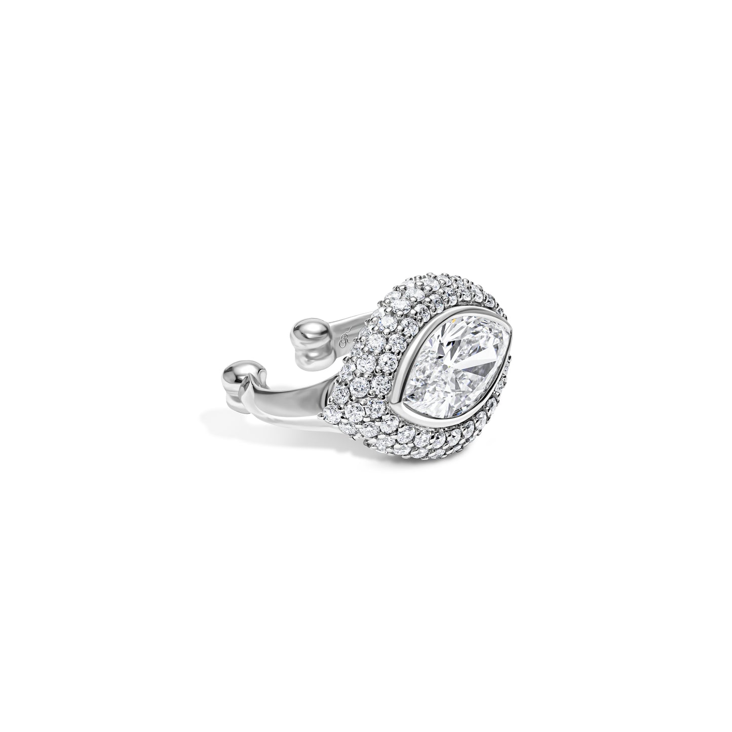Marquise Diamond Pavé Ear Cuff