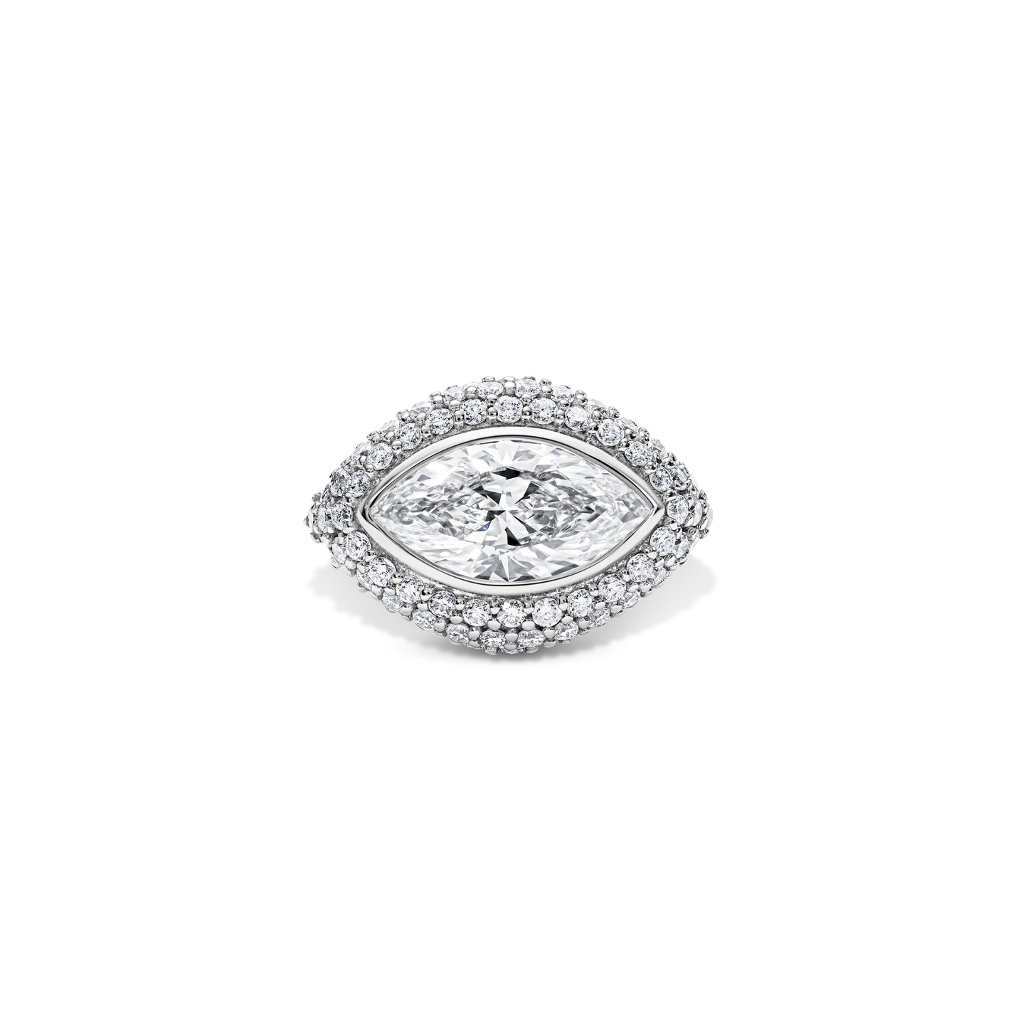 Marquise Diamond Pavé Ear Cuff