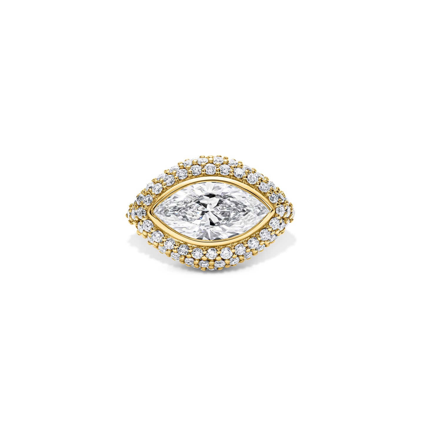 Marquise Diamond Pavé Ear Cuff