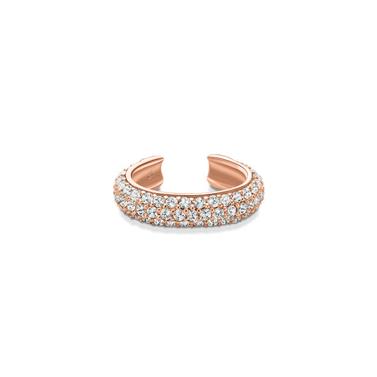Triple Row Diamond Ear Cuff