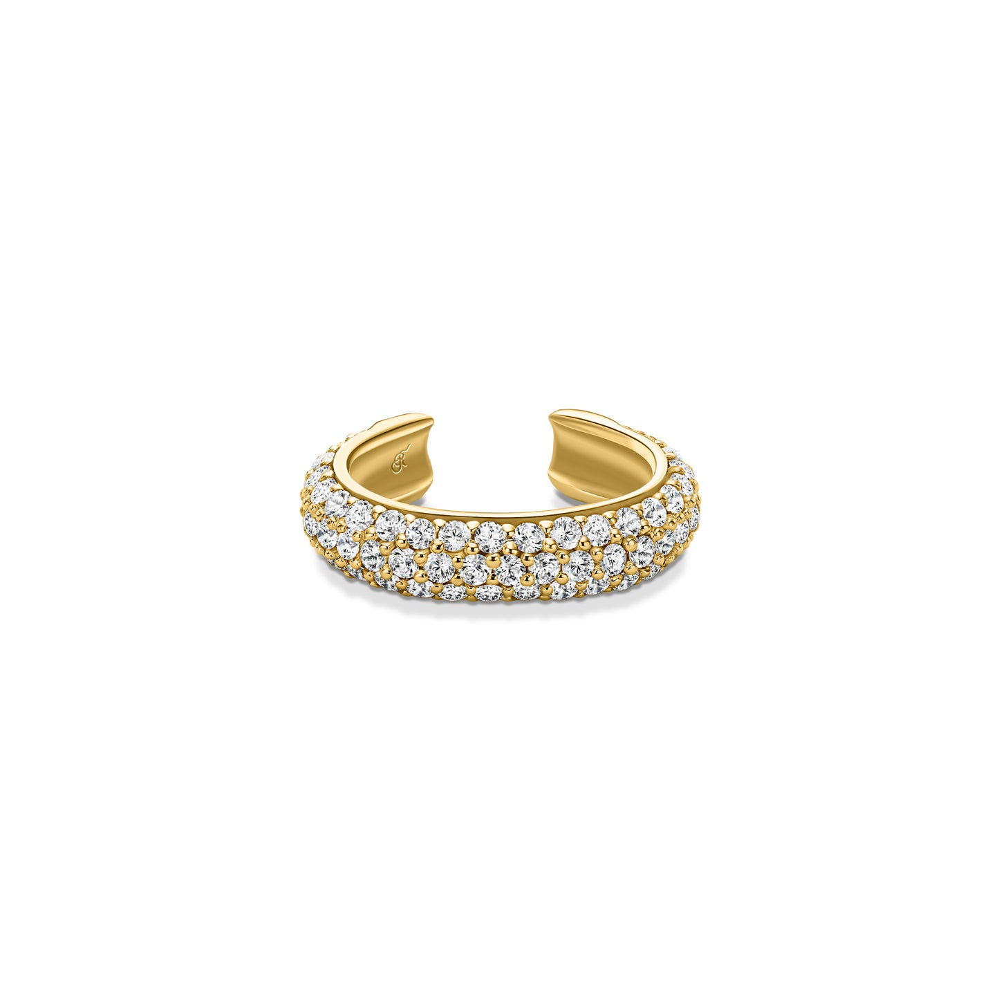 Triple Row Diamond Ear Cuff