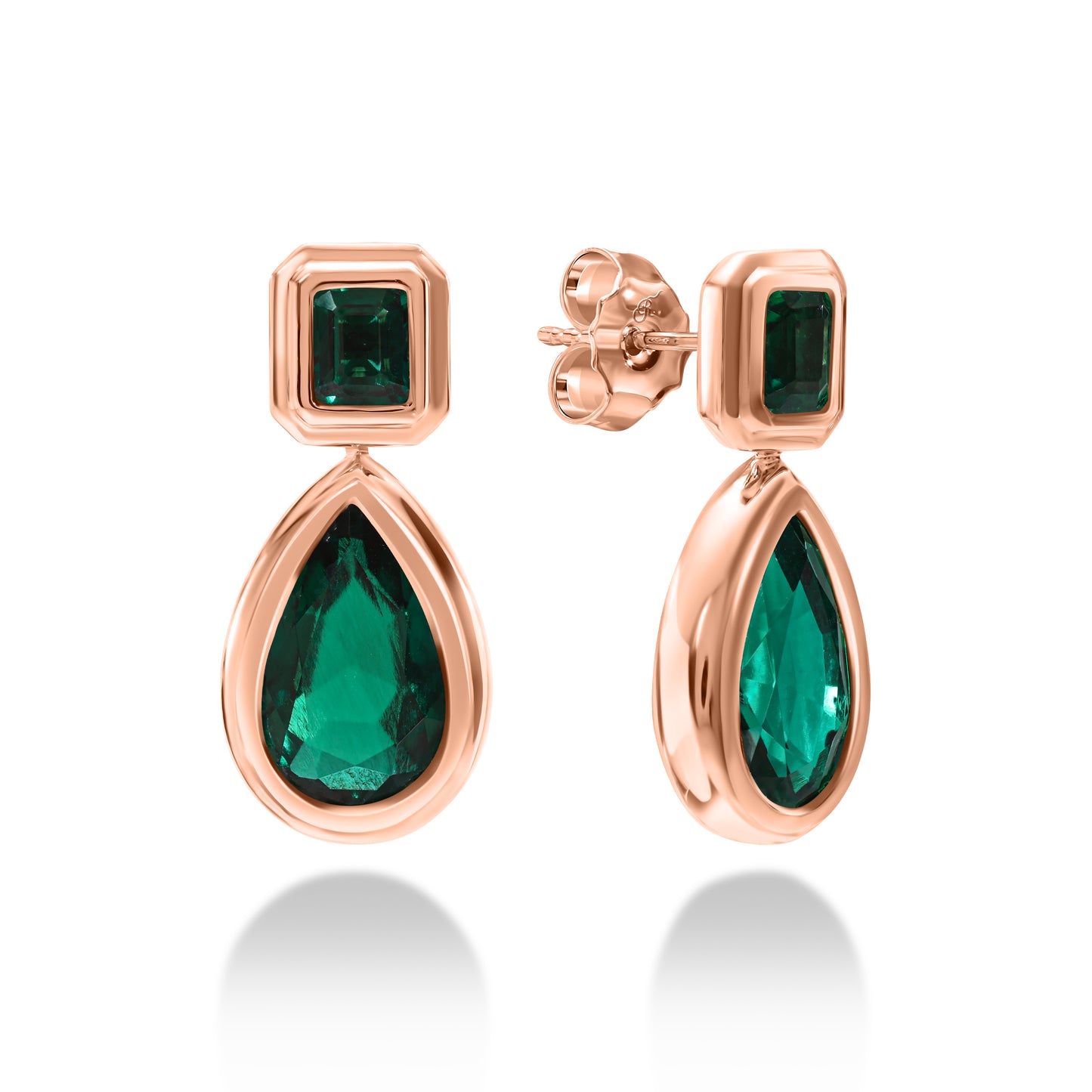 Emerald Duo Drop Earring