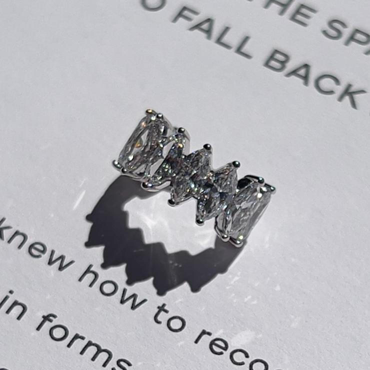 Marquise Lineup Ear Cuff