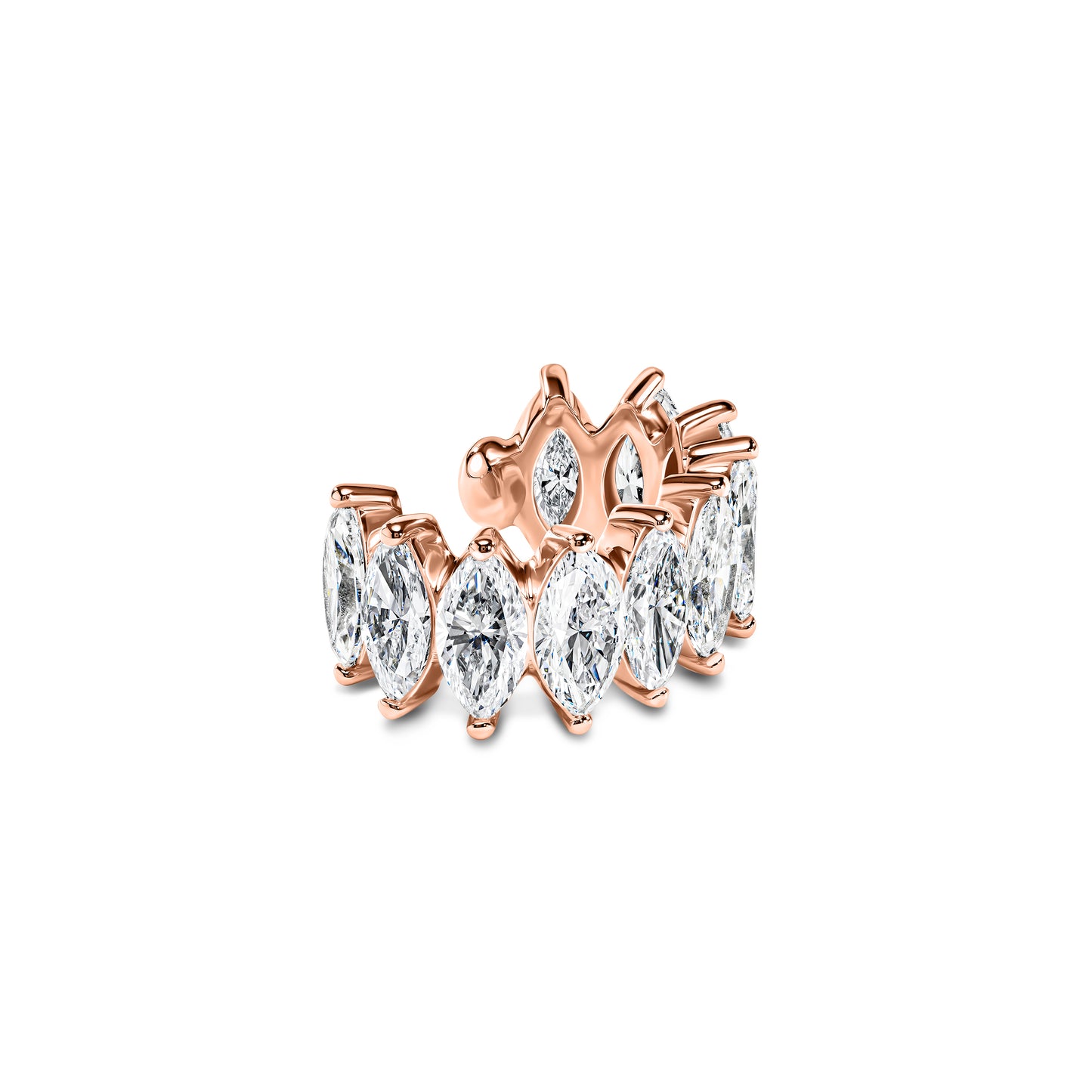 Marquise Lineup Ear Cuff