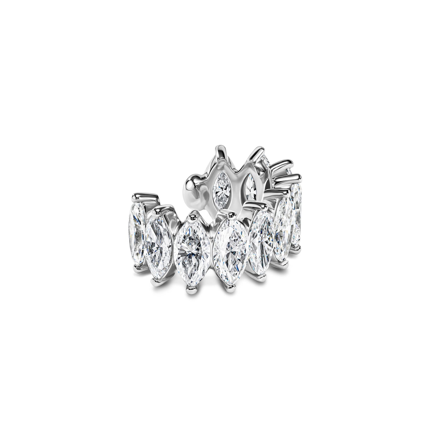 Marquise Lineup Ear Cuff