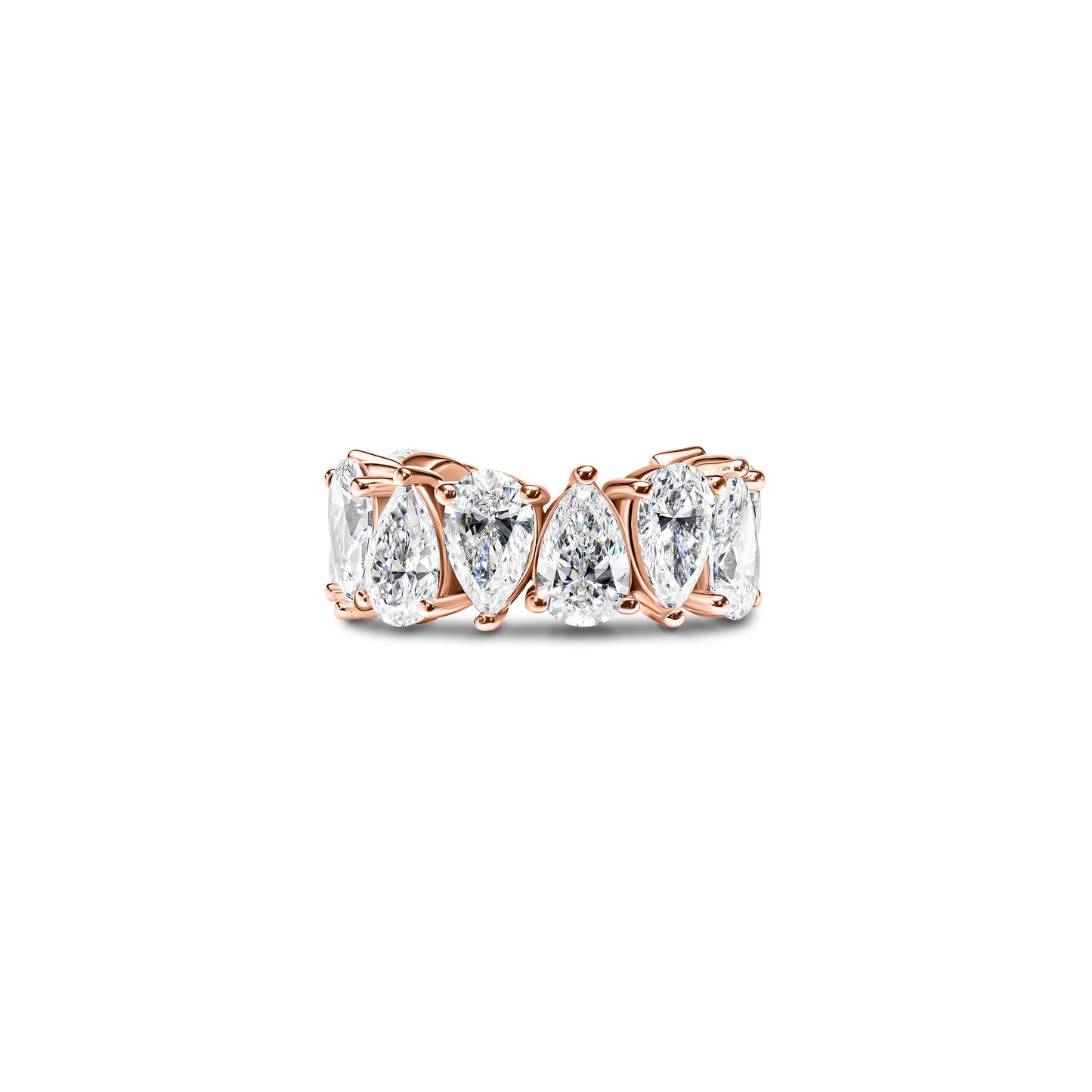 Pear Diamond Eternity Ear Cuff