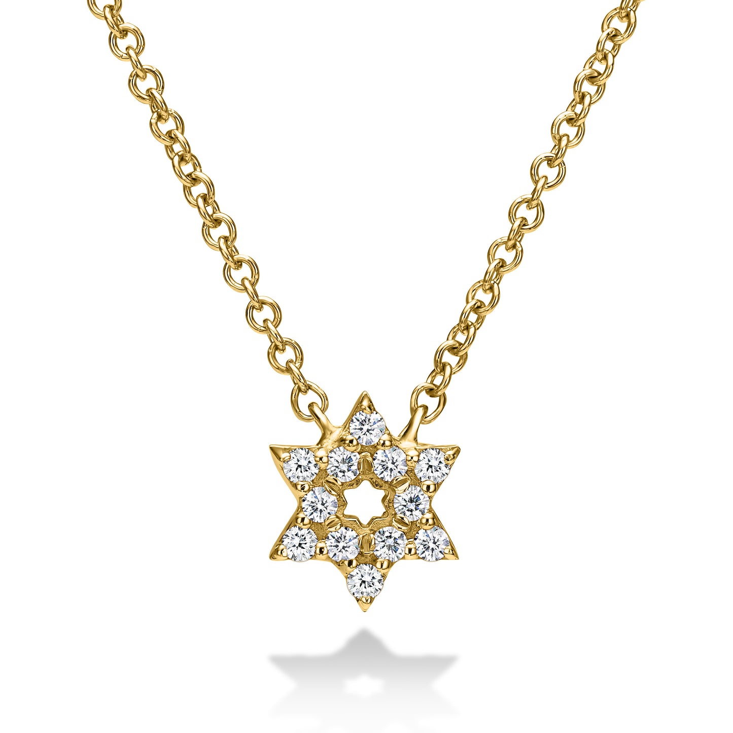 Pavé Star Pendant Necklace