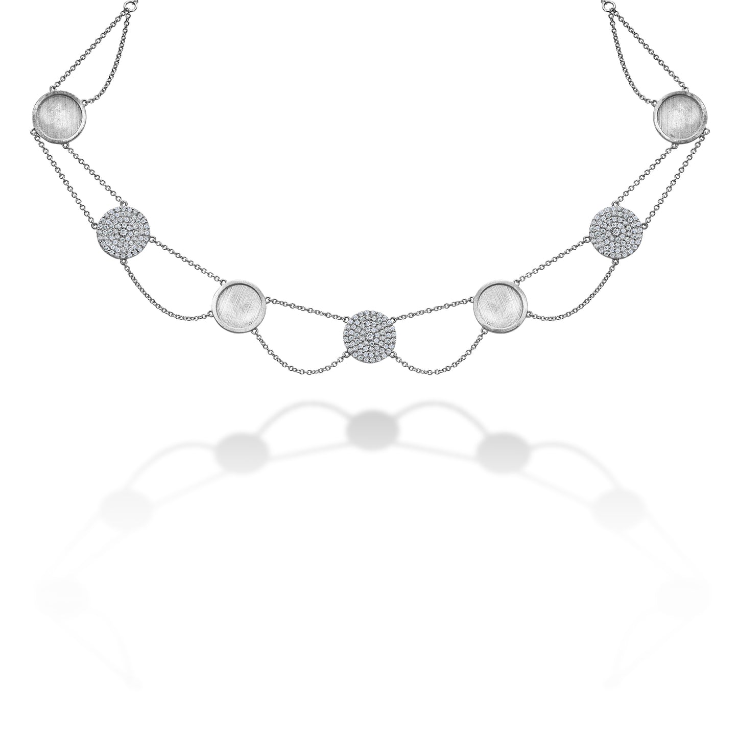 The Orbit Diamond Medallion Necklace