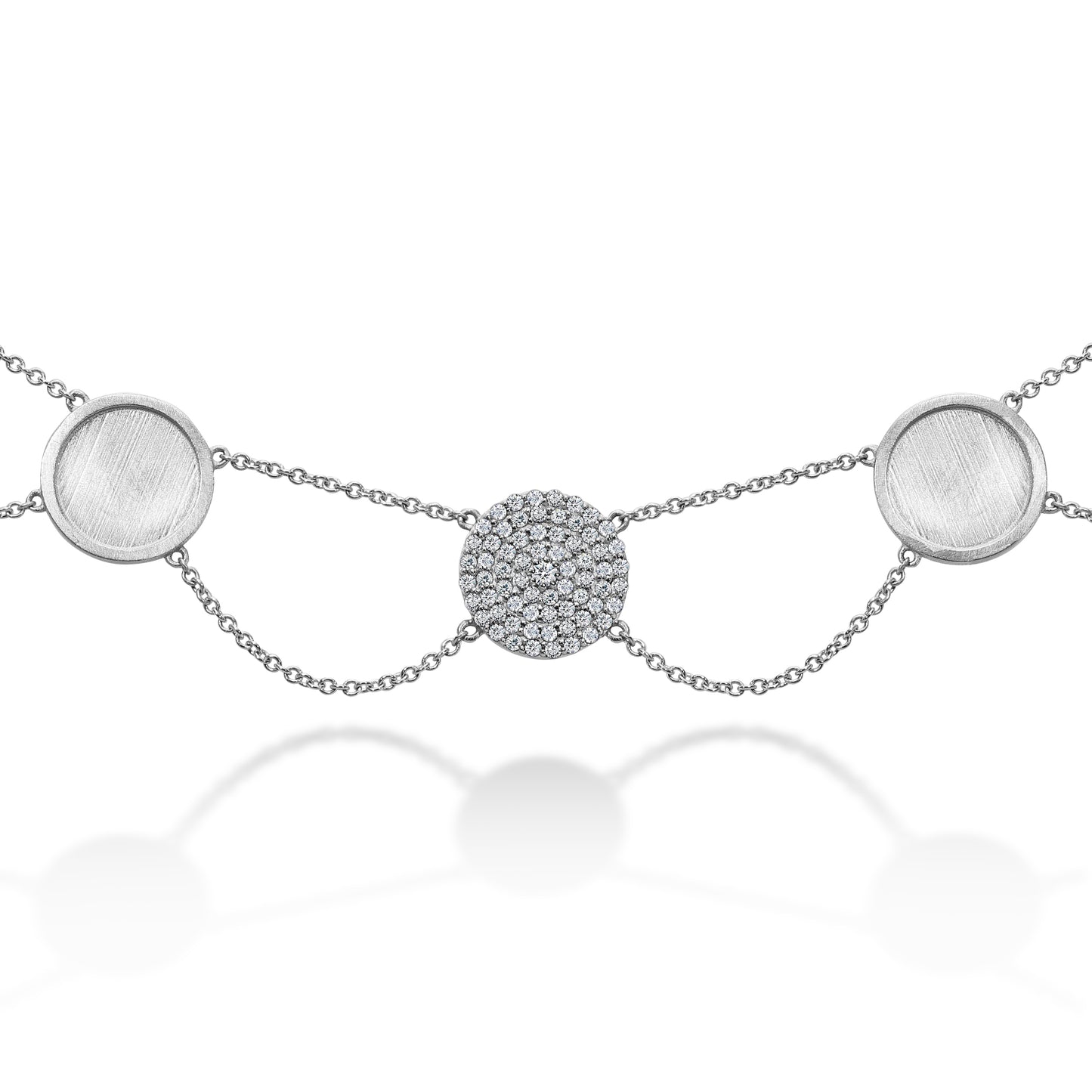 The Orbit Diamond Medallion Necklace