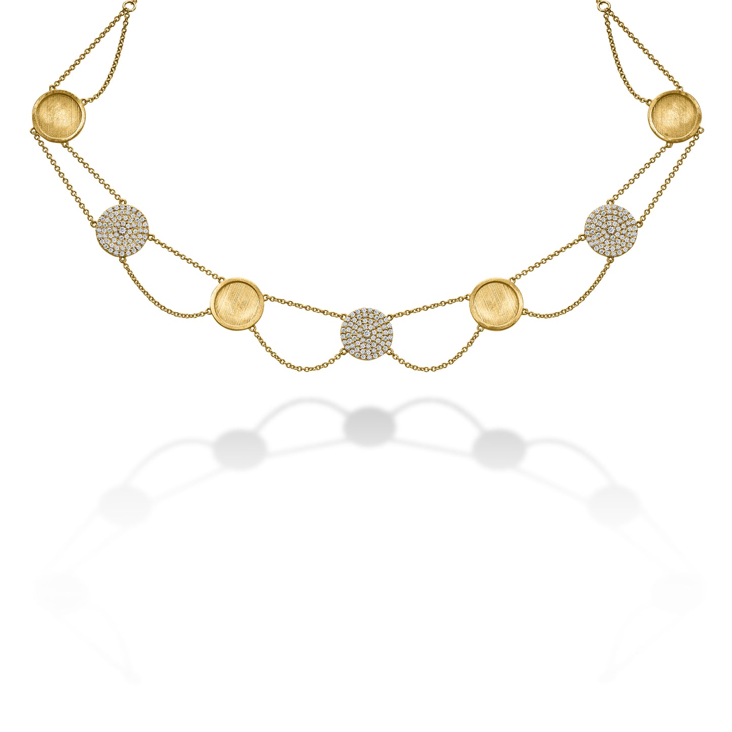 The Orbit Diamond Medallion Necklace