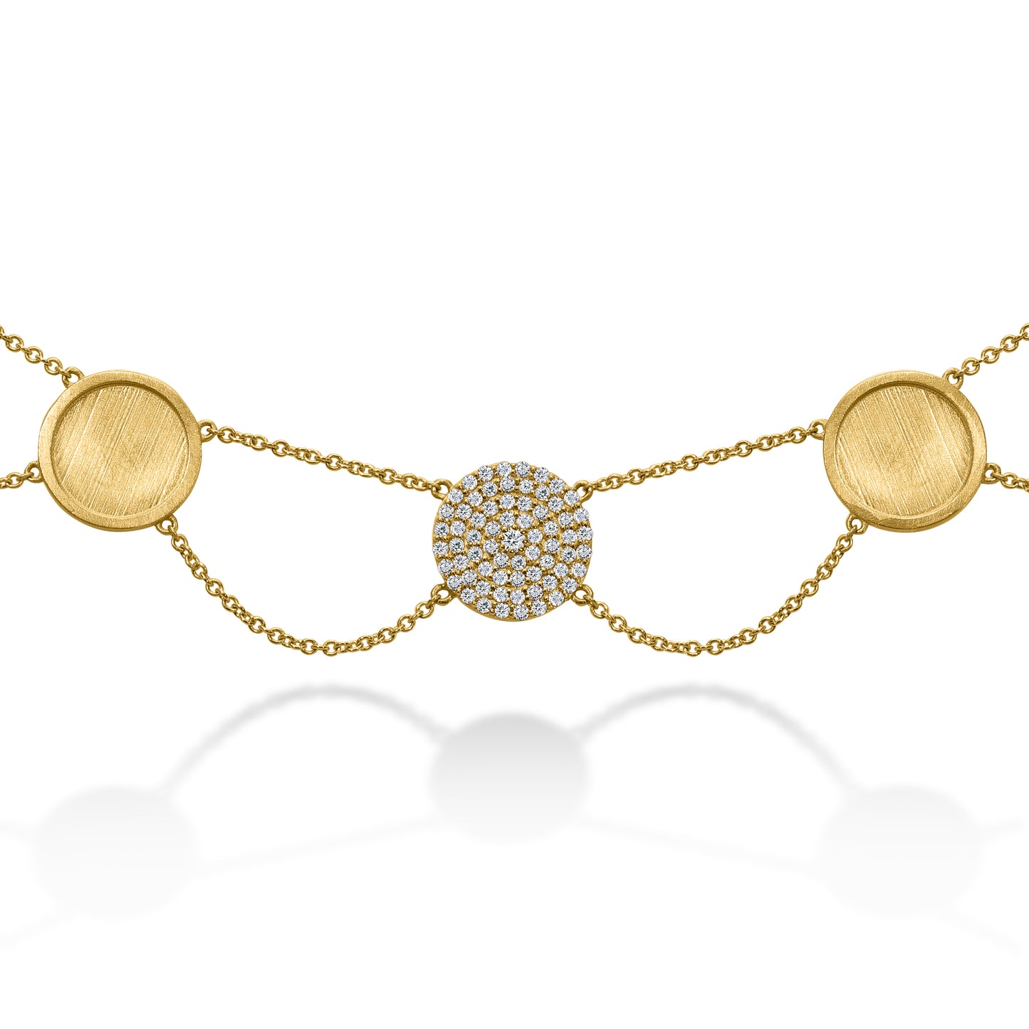 The Orbit Diamond Medallion Necklace