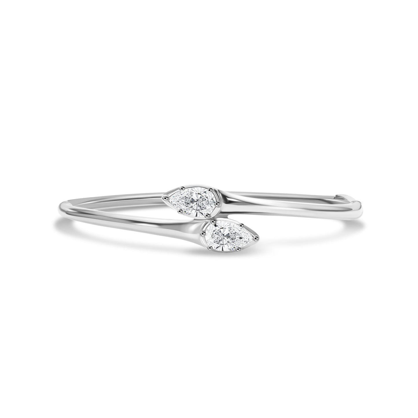 Two-Stone Diamond Bangle