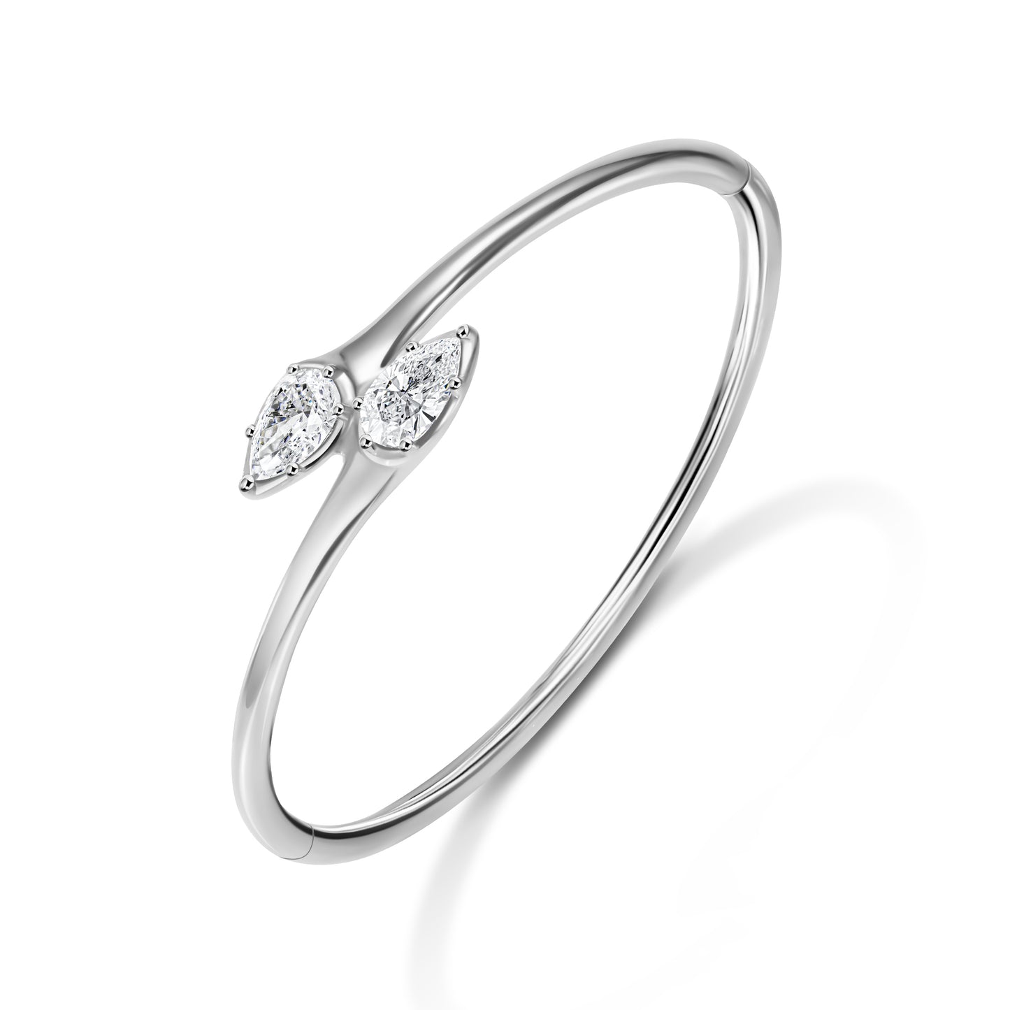 Two-Stone Diamond Bangle