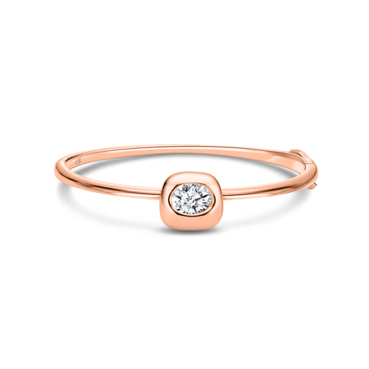 Oval Bezel Bangle