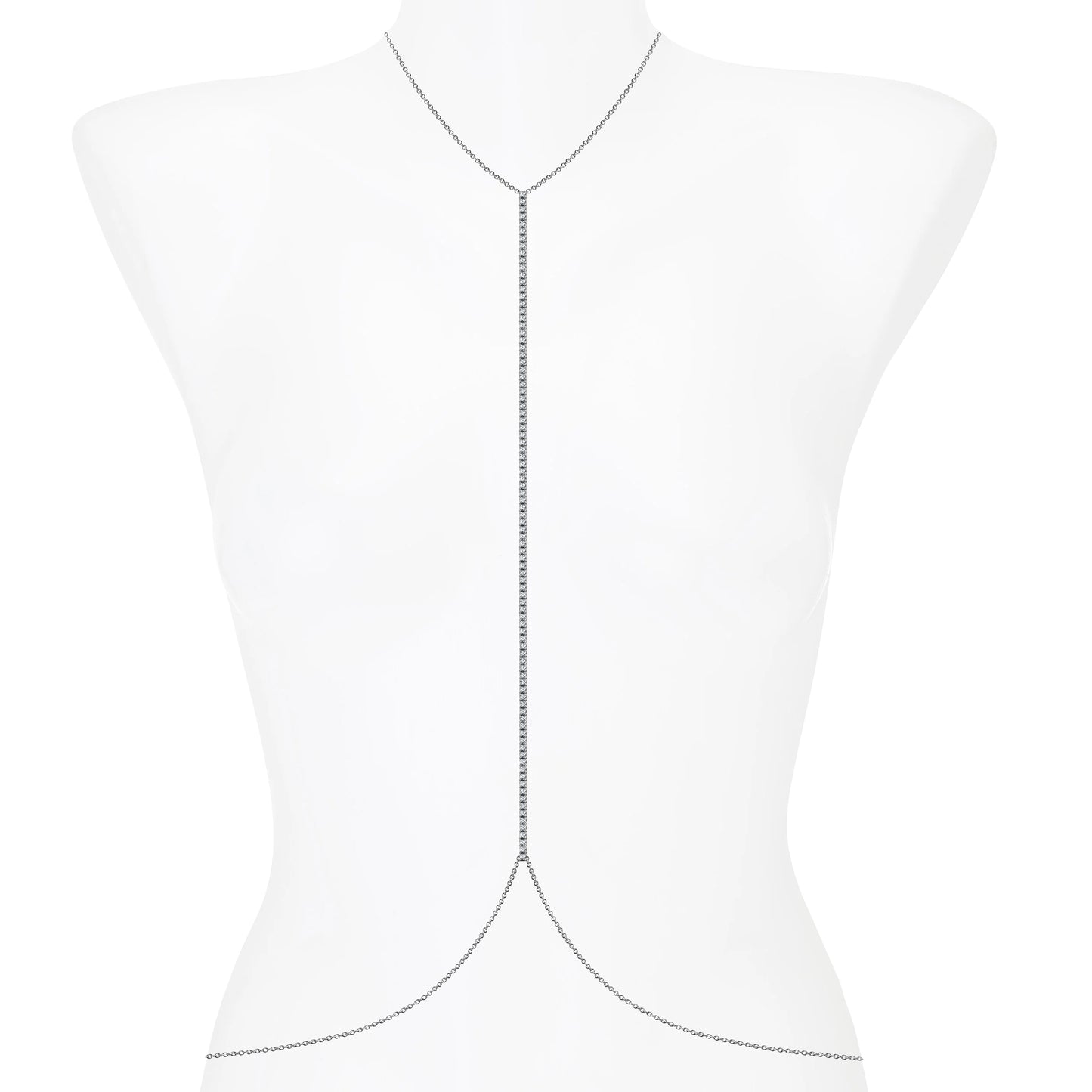 Modern Diamond Body Chain
