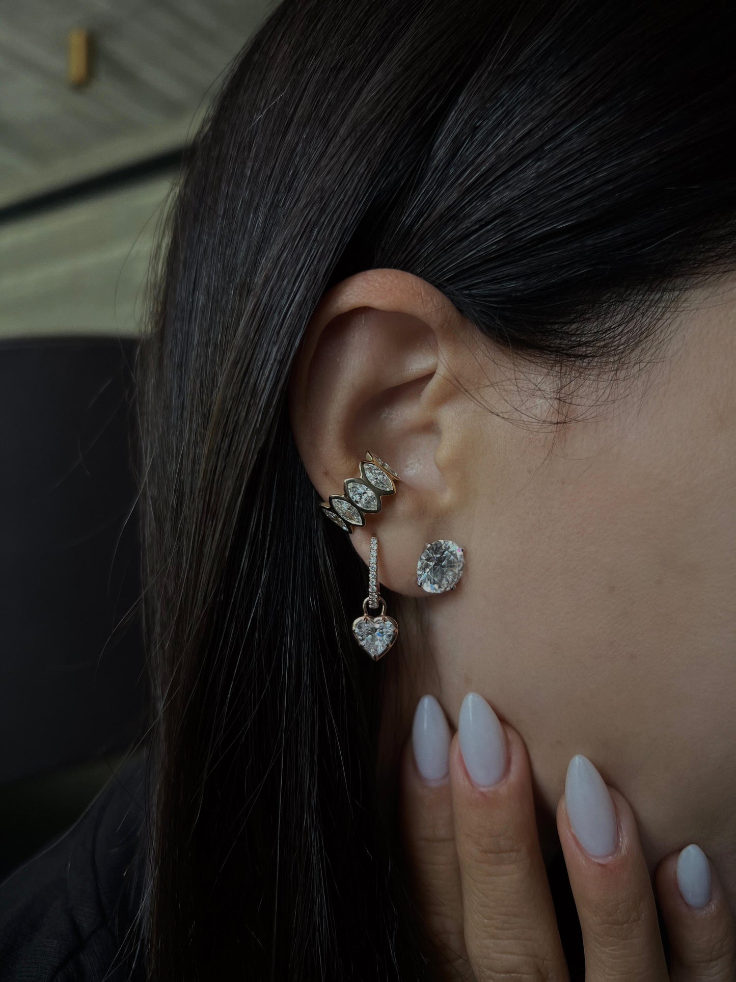 Marquise Diamond Ear Cuff